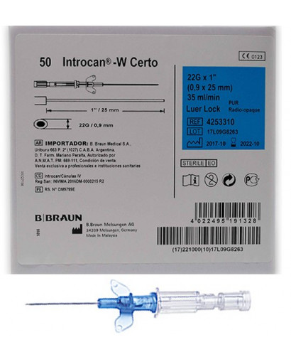 CATETER INTROCAN W 1UD